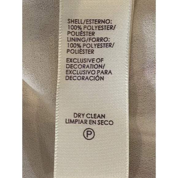 Rebecca Minkoff Sleeveless Blouson Drawstring Waist Cream Floral Dress Size M - Picture 6 of 6